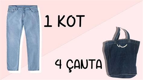 Eski Kot Pantolondan Adet Anta Bags Out Of Jean Diy Youtube