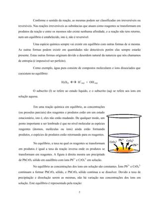 Equilibrio Quimico Pdf