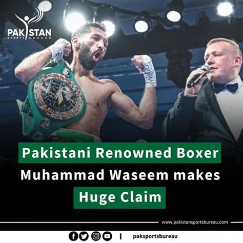 Mohammad Waseem Pakistans Renowned Boxer Pmmaf