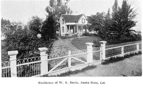 Davis House Now We Are Six Santa Rosa History