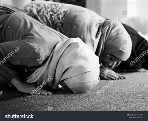 Muslim People Praying Sujud Posture Stock Photo Shutterstock