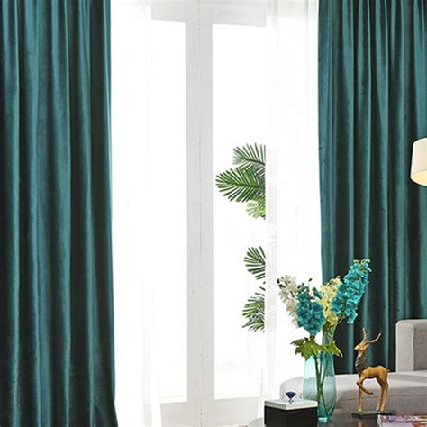 Emerald Green Velvet Curtains Blackout Velvet Curtains 37 Colors Blackout Velvet Curtain