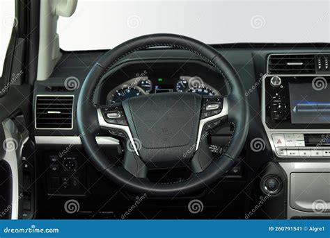 Steering Wheel in the New Car Stock Image - Image of interior, elegance: 260791541