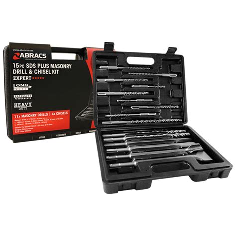 Abracs Dcset15 Sds Masonry Drill And Chisel Set 15 Piece Tool Depot