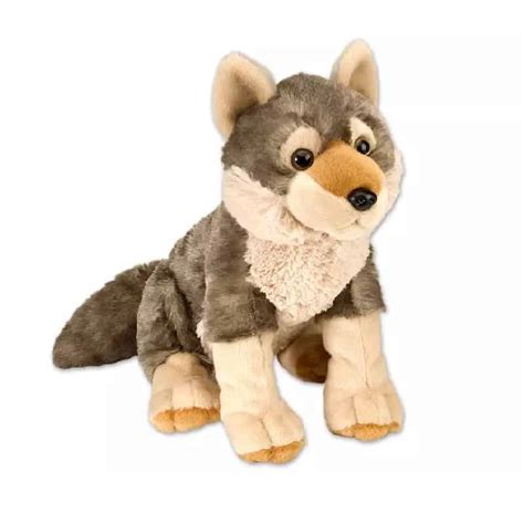 Grey Wolf 12" Plush - WNC Nature Center