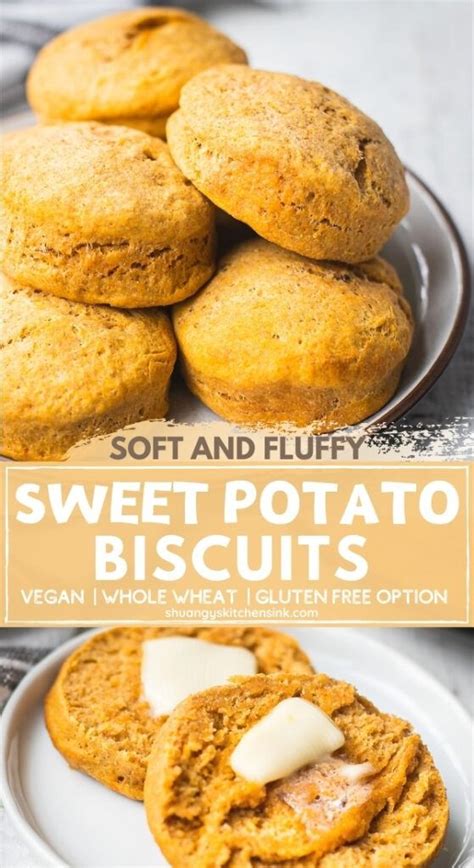 Soft And Fluffy Sweet Potato Biscuits Vegan And Gluten Free Recipe