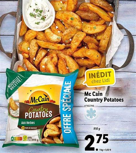 Promo Mc Cain Country Potatoes Chez Lidl ICatalogue Fr