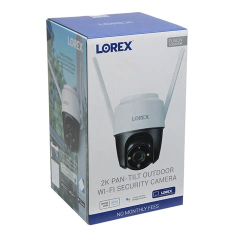 Lorex Pan Tilt Security Camera Indoor Outdoor K Resolution Wifi