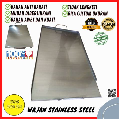 Jual Wajan Roti Bakar Stainles Steel Mm Martabak Telor Panggangan