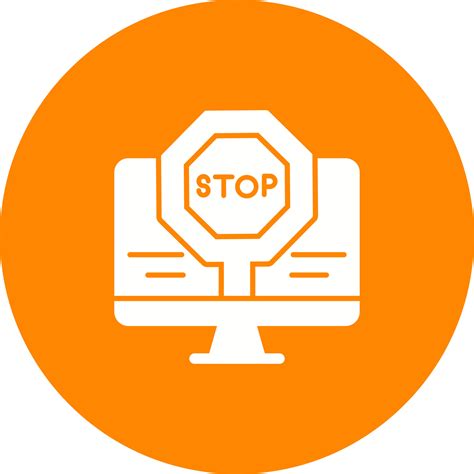 Stop Vector Icon 19949813 Vector Art at Vecteezy