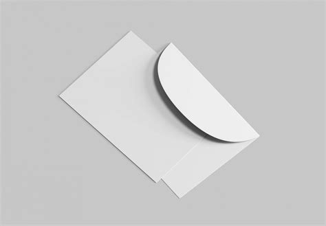 Free Postcard With Envelope Mockup Psd