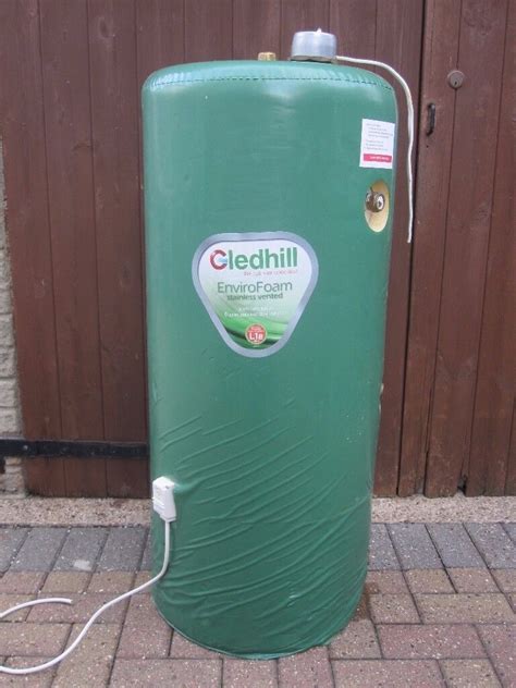 Gledhill Stainless Steel Indirect Hot Water Cylinder With Immersion Heater And Thermostat In