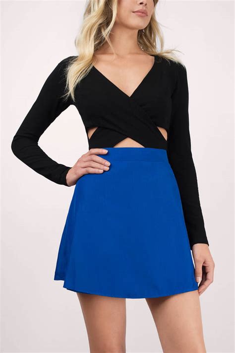 Cute Ivory Skirt - Mini Skirt - Circle Skirt - Ivory Skirt - $9 | Tobi US