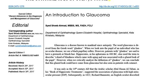 Glaucoma Specialist Blog The Glog