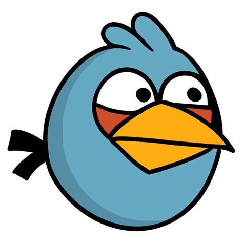 Learn how to draw a Blue Bird - Angry bird drawings