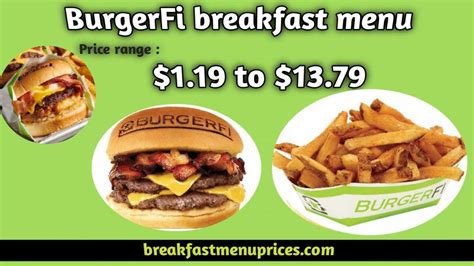 Burgerfi Breakfast Menu With Price September 2024