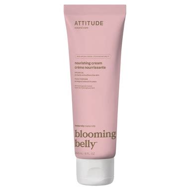 Buy Attitude Blooming Belly Natural Nourishing Cream Argan At Well Ca