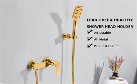 Amazon Phasat Handheld Shower Head Holder Adjustable Solid Brass