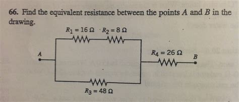 Solved Find The Equivalent Resistance Between The Points