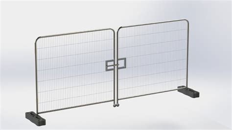 42m Temporary Fence Vehicle Gate Northwest Uk