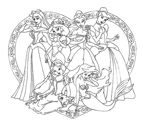 Disney Princess Coloring Pages Princess Coloring Pages Disney