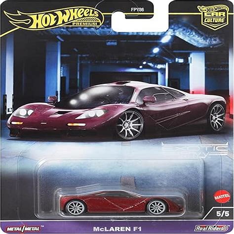 Hot Wheels Premium Car Culture McLaren F1 1:64 Scale Die-Cast Real ...