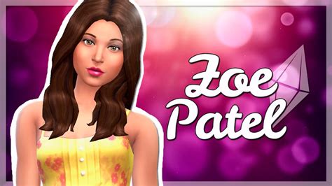 Los Sims 4 ¡cÁmbiame Zoe Patel Makeover Youtube