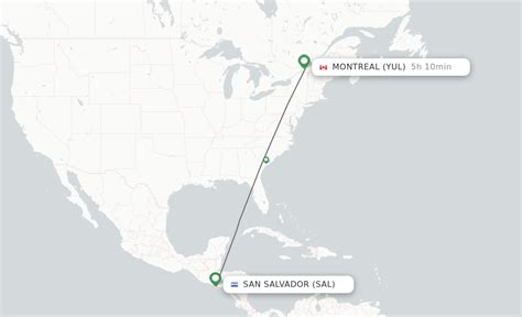 Direct Non Stop Flights From San Salvador To Montreal Schedules