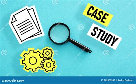 Case Study Is Shown Using The Text Stock Photo Image Of Explore