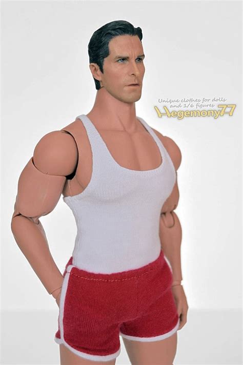 Scale Hot Toys TTM Advanced Muscular Action Figure In White Low Cut Singlet And Red