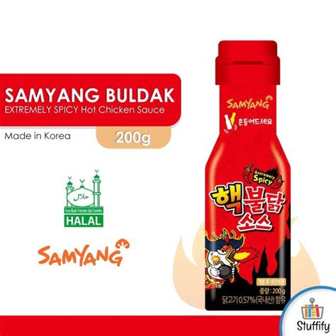 EbhFBbXI Samyang RED Buldak Hot Chicken Flavor Sauce Extremely Spicy G Lazada PH