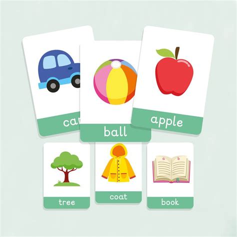 First Words Baby Flashcards by My Little Learner | Flashcards, Flashcards for toddlers, Early ...