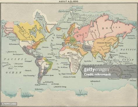 Old World Map 1800 Photos and Premium High Res Pictures - Getty Images