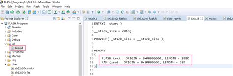 Risc V Mcu Development Tutorial Ch V Configuring Flash And Ram