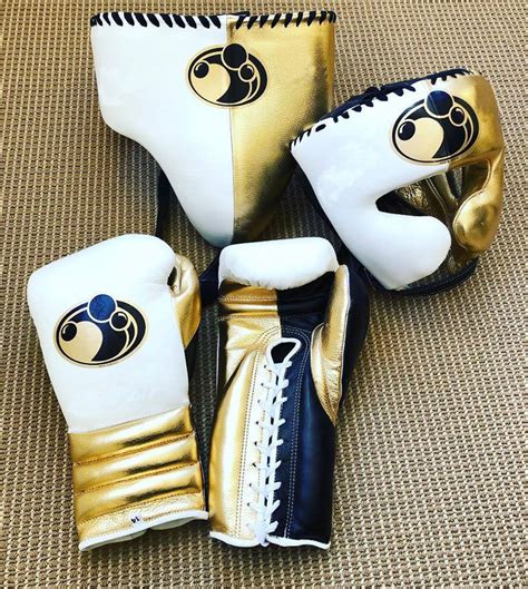 White And Gold Grant Boxing Gloves - Images Gloves and Descriptions ...