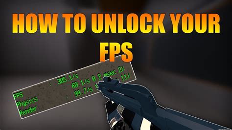 How To Unlock Your Fps In Roblox Youtube