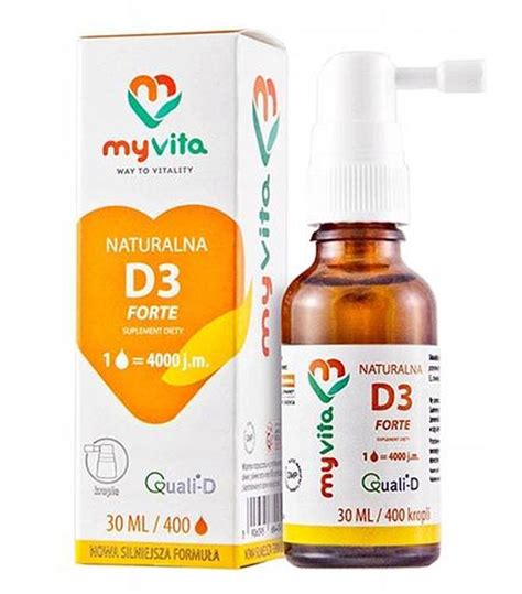 MYVITA Naturalna Witamina K2 Forte 100 Mcg 30 Ml