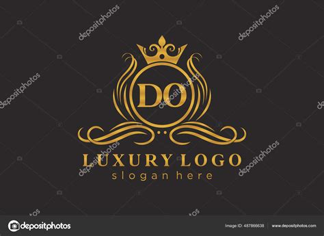 Letter Royal Luxury Logo Template Vector Art Restaurant Royalty