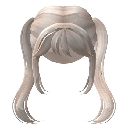 Light Blonde Pigtails W Bangs Roblox