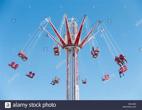 Star Flyer Ride At Bridlington Sea Front Funfair East Yorkshire 2019