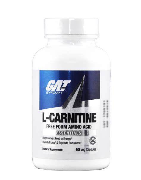 L Carnitine de GAT 60 cápsulas vegetales