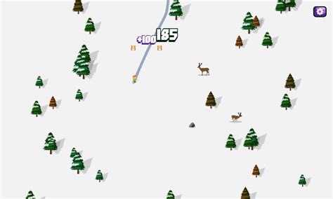 🕹️ Play Downhill Ski Game: Free Online Freestyle & Flag Trail Skiing Video Game for Kids & Adults