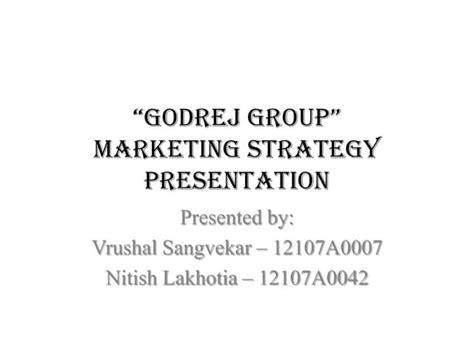 Marketing Strategy Presentation Ppt