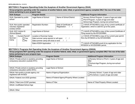 Form Ocfs Ldss 4700 Download Printable Pdf Or Fill Online Enrollment Form For Legally Exempt