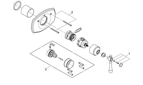 Central Thermostatic Valve Trim