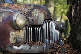 Oldtimer Wreck Rusty Truck Historic Desert California Mojave