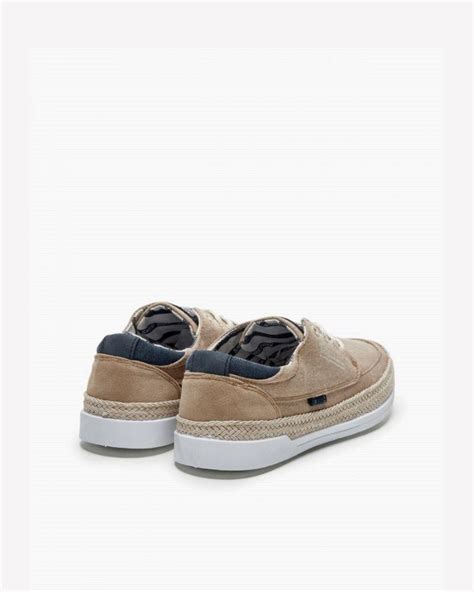 LOIS 61286 Zapatillas Bajas Hombre Beige