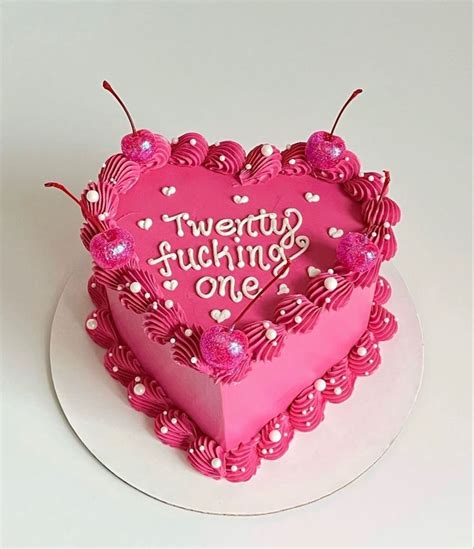 Pink Cake 21 Birthdaycake In 2024 21st Birthday Cakes Funny Birthday Cakes Custom Birthday