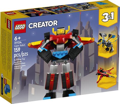LEGO Creator 3in1 Super Robot 31124 Building Kit, Kids Can Build a Toy ...