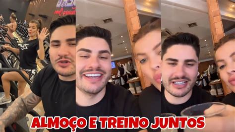 JAQUELLINE E LUCAS SOUZA TREINAM E ALMOÇAM JUNTOS CASAL JALLU YouTube